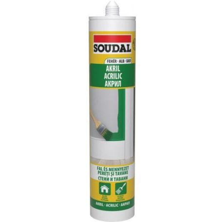 Soudal Akril festhető fehér 280 ml