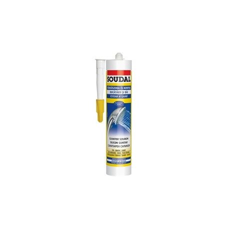 Soudal szilikon szaniter színtelen 280 ml