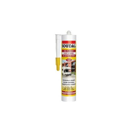 Soudal szilikon univerzális színtelen 280 ml