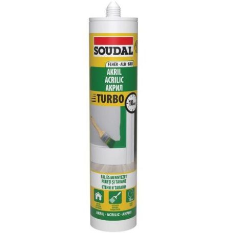 Soudal Akril Turbo Fehér 280ml